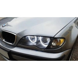 Ангелски Очи Лайтбар Дизайн за BMW E46 купе (2003+) - Бял цвят