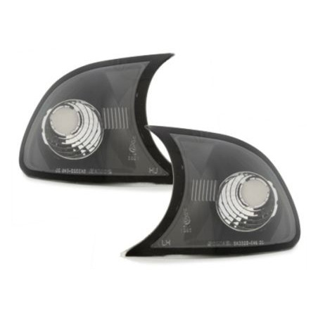 Кристални мигачи до фара BMW E46 кабрио (2001-2003) - черни