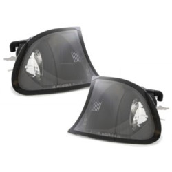 Кристални мигачи до фара BMW E46 кабрио (2001-2003) - черни