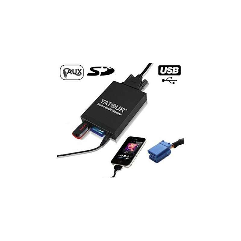 USB / MP3 audio inteface с Bluetooth* за NISSAN MICRA (2003-2008) с blaupunkt radio