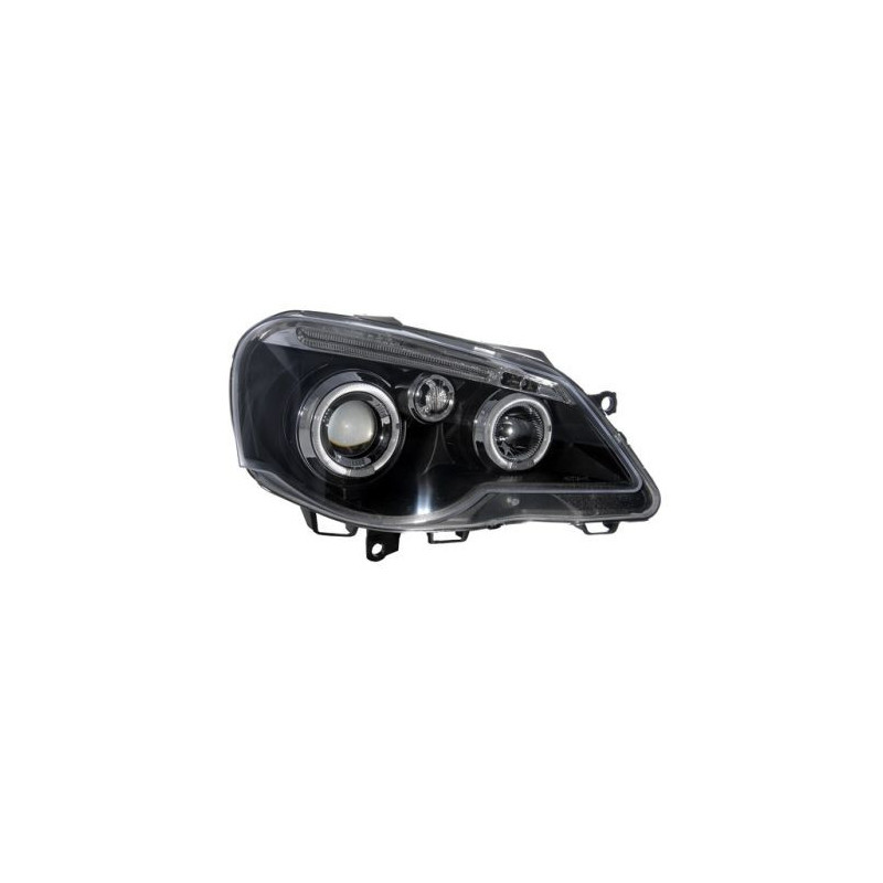 Кристални фарове  VW POLO 9N2 (2005-2009)  - черни