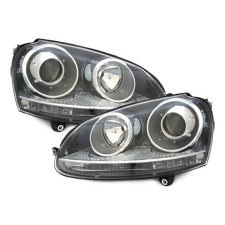 Кристални фарове за Golf 5 - GTI дизайн