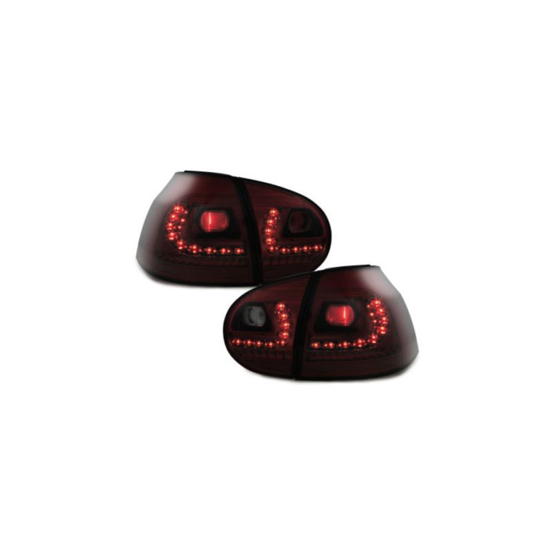 Кристални диодни стопове VW  GOLF V - червени