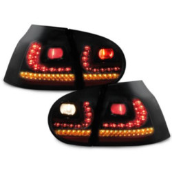 Кристални диодни стопове VW GOLF V - червени