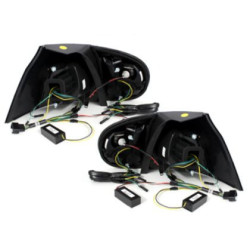 Кристални диодни стопове VW GOLF V - червени