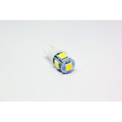 Лед крушки тип T10 с 5 SMD диода 5000K