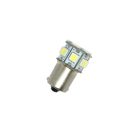 Диодна крушка тип BA15S с 13 SMD диода единична светлина Жълт