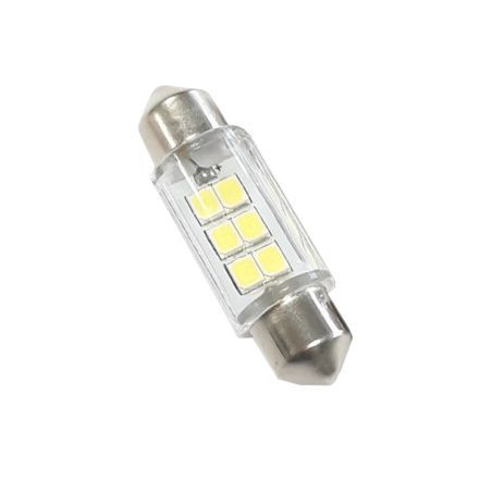 Лед крушки за плафон с 6 SMD диода 39мм