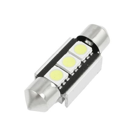 Лед крушки за плафон Canbus с 3 SMD диода 44мм