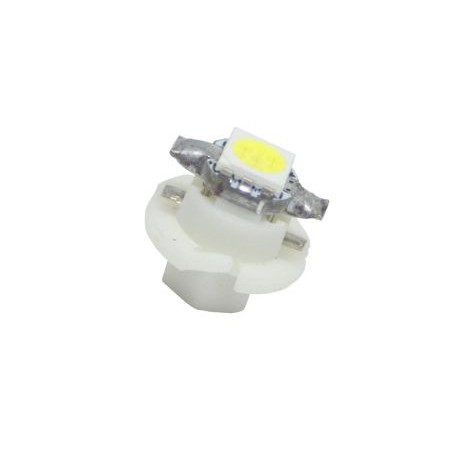Диодна крушка тип B8.4D 12V / 2W с 1smd 5050 - бяла