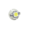 Диодна крушка тип B8.4D 12V / 2W с 1smd 5050 - бяла