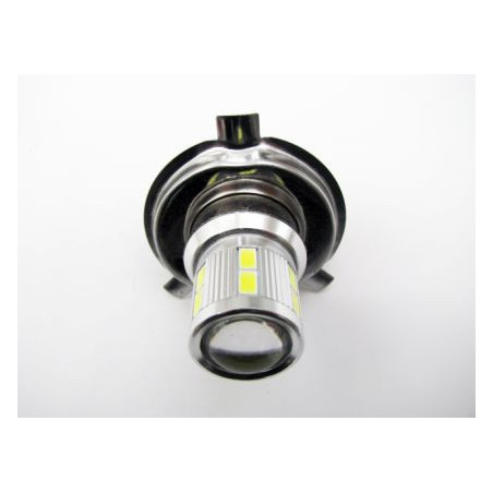 Диодна крушка  H4 с 16 диода и лупа