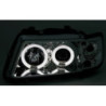 Кристални фарове за Audi A3 Angel Eyes (1996-2000) - хром