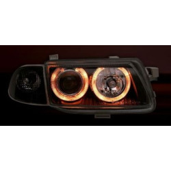 Кристални фарове Angel Eyes OPEL ASTRA F (1991-1999) - черни