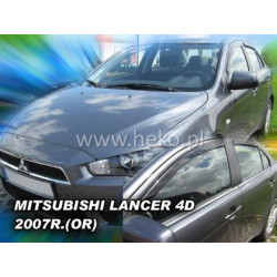 Ветробрани за MITSUBISHI LANCER (2007+)OR 4/ 5 врати - 4бр. предни и задни лепящи