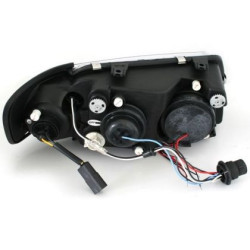 Кристални фарове за Audi A3 Angel Eyes (1996-2000) - хром