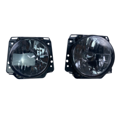 Кристални фарове GOLF II (83-93) - опушени