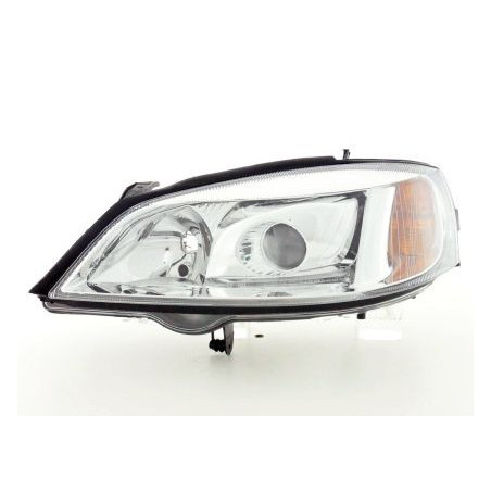 Кристални фарове OPEL ASTRA G (1998-2004) - хром