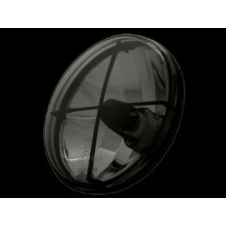 Кристални фарове с кръст GOLF II (83-93) - черен хром вътрешни