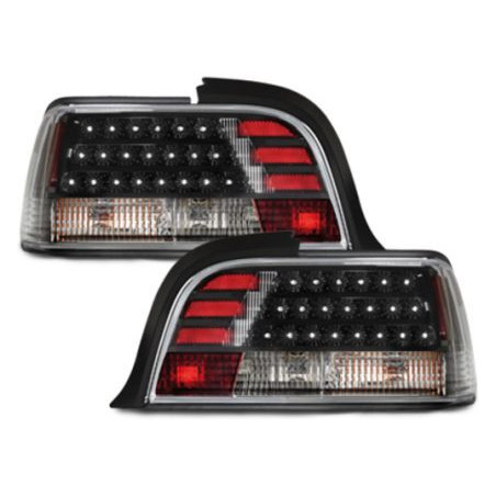 Диодни стопове BMW E36 (91-99) sedan - черни