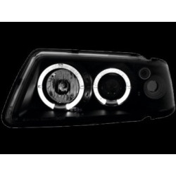 Кристални фарове за Audi A3  Angel Eyes (1996-2000) - черни