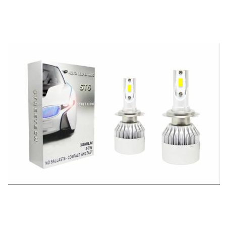 Лед крушки - Led система Н7 за фарове - 7600 Лумена