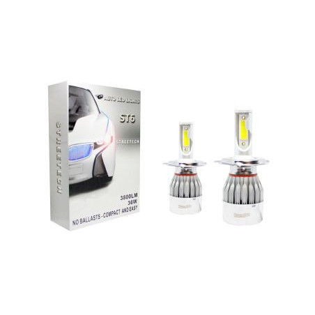 Лед крушки - Led система Н4 за фарове - 7600 Лумена