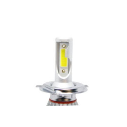Лед крушки - Led система Н4 за фарове - 7600 Лумена, 36W - COB 6000K