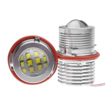 60W Лед крушки за ангелски очи за BMW E39 / E60 / E53 X5 / E65 / E87 / E63 - бял цвят