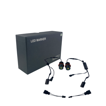 20W Лед крушки за ангелски очи за BMW E39 / E60 / E53 X5 / E65 / E87 / E63 - бял цвят