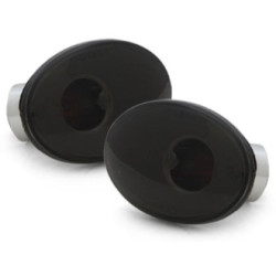 Кристални мигачи  Opel Astra F /  Corsa B / Corsa C /  Tigra - черен хром