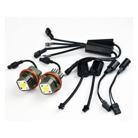 160W Лед крушки за ангелски очи за BMW E39 / E60 / E53 X5 / E65 / E87 / E63 - бял цвят