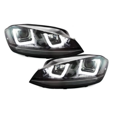 Тунинг фарове за VW GOLF 6 - GOLF 7 Design с черна лайсна