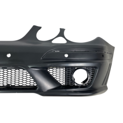 Предна тунинг броня за Mercedes W211 E-Class (2006-2009) - AMG Design с отвори за парктроник