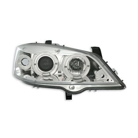 Кристални фарове OPEL ASTRA G (98-04) - хром
