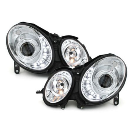 Кристални фарове  Mercedes W211 E-Class (2002-2006)