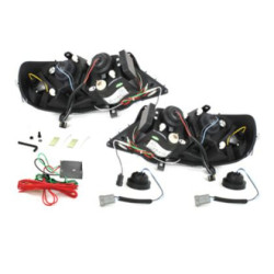 Кристални фарове OPEL ASTRA G (1998-2004) - черни