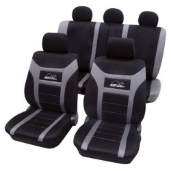 Тапицерии за седалки Petex "Super Speed" - Черно-сив цвят