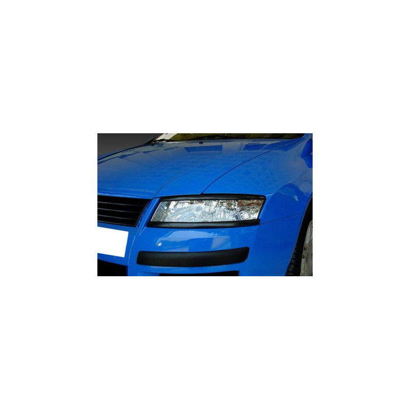 Вежди за фаровете за Fiat Stilo  - черни