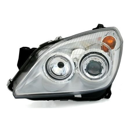 Кристални фарове за Opel Astra Н (2004-2009) - хром
