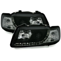 Кристални фарове за Audi A3 (1996-2000) - черни