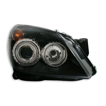 Кристални фарове за OPEL ASTRA H (2004-2009) - черни