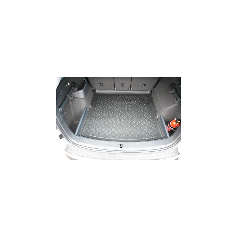 Гумирана стелка за багажник за Skoda Kodiaq (2017+) 5 seats, lower boot no variable boot floor / upper boot on