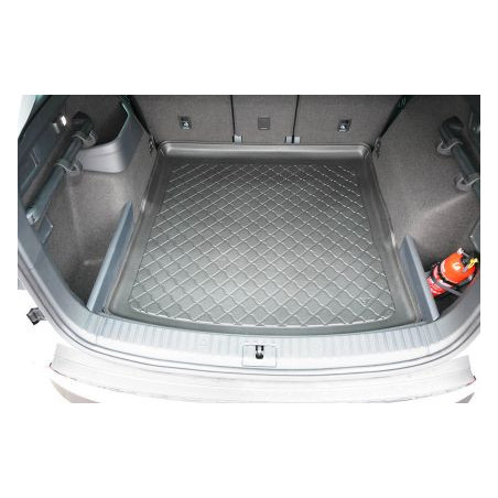 Гумирана стелка за багажник за Skoda Kodiaq (2017+) 5 seats, lower boot no variable boot floor / upper boot on