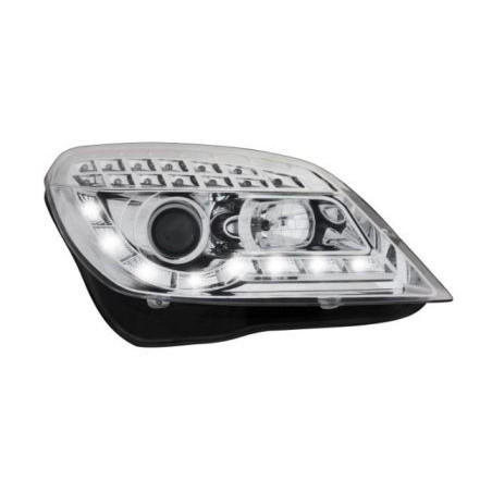 Кристални фарове OPEL ASTRA H (2004-2009) - хром