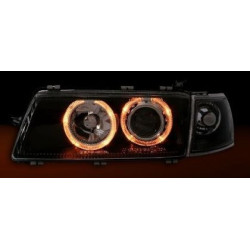 Кристални фарове OPEL VECTRA A (88-95) - черни