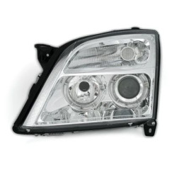 Кристални фарове за Opel Vectra C (2002-2005) - хром