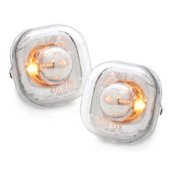 Кристални мигачи за Audi A3 (1996-2000) / A4 (1995-2000) / Skoda Fabia (1999-2007)   - хром