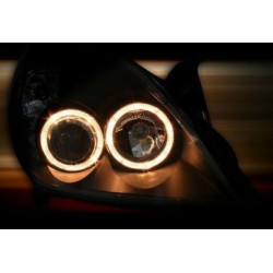 Кристални фарове OPEL VECTRA C / SIGNUM (05-09) - черни