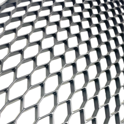 Решетка без емблема за Audi A4 B7 (2004-2008) - RS Look - Силвър / Мат